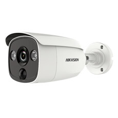 Camera 2MP, IR 20m, Senzor PIR 11m, Alarma luminoasa, Lentila 2,8mm - HikVision DS-2CE12D0T-PIRLO 28