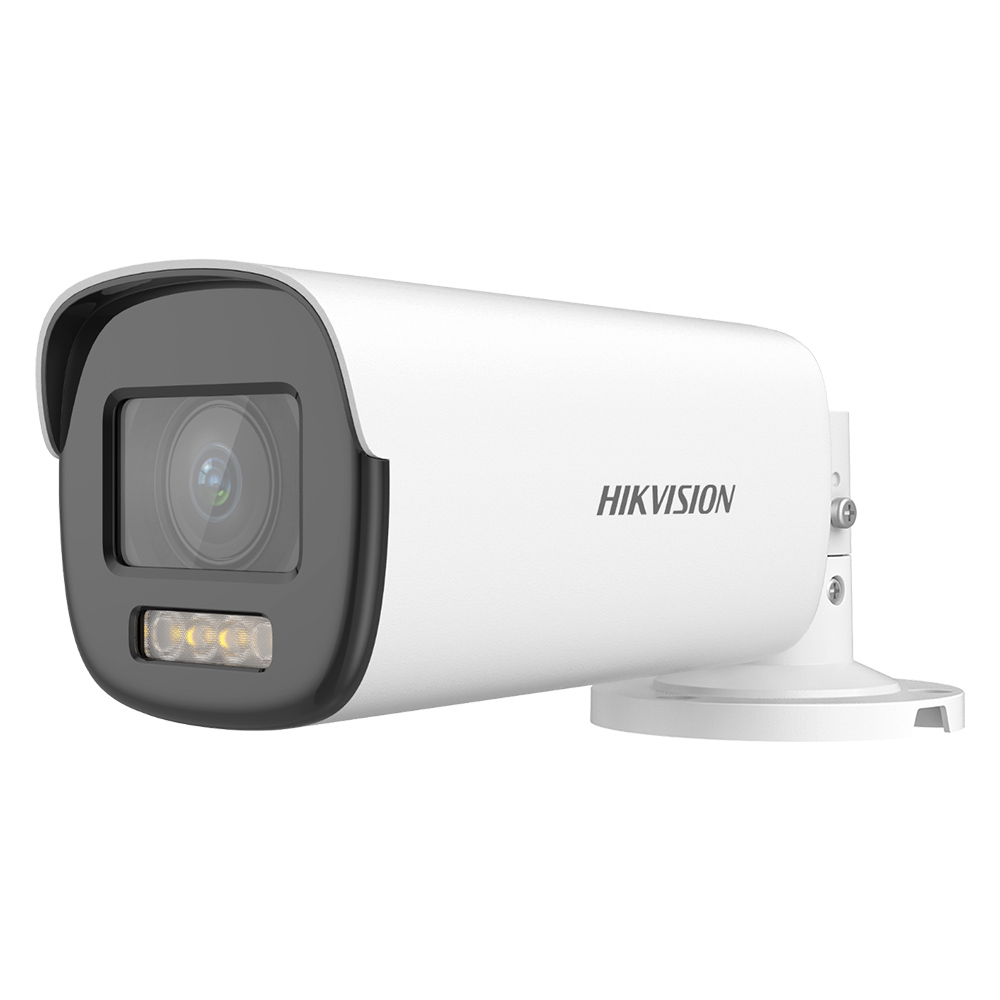 Camera ColoVu 2MP, Exterior, Lumina Alba 40m, PoC - HikVision DS-2CE19DF8T-AZE