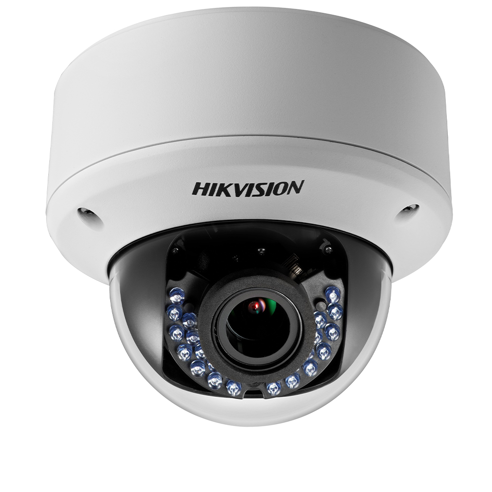 Camera 2MP, PoC, IR 40m, Lentila varifocala manuala, IK10 - HikVision DS-2CE56D0T-VPIR3E