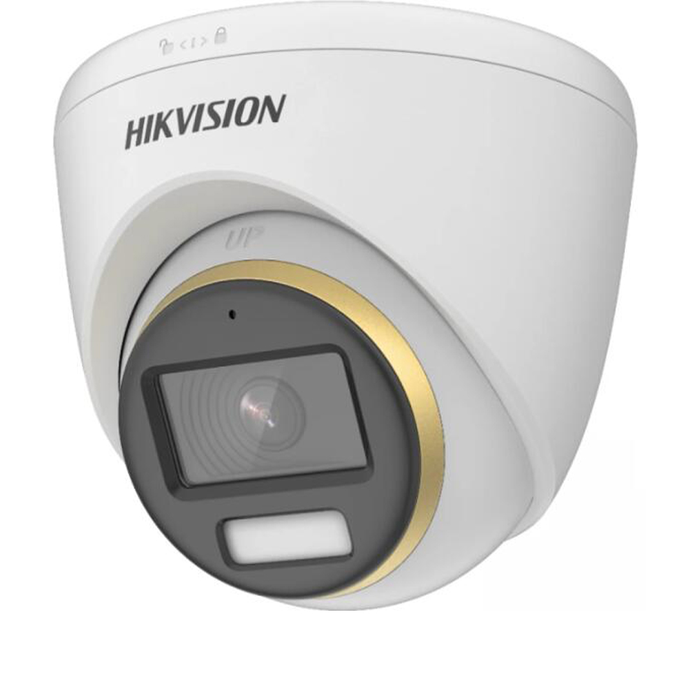 Camera 2MP, LED 40m, ColorVu, Microfon, Alarma luminoasa, Lentila 2,8mm - HikVision DS-2CE70DF3T-FS