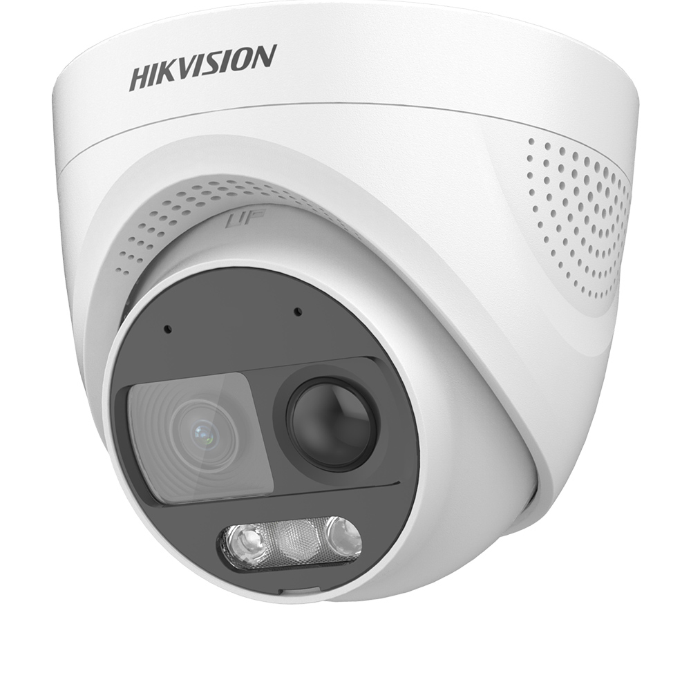 Camera ColorVu, 2MP, LED 20m, PIR 11m, Alarma, Lentila 2,8mm, Mic - HikVision DS-2CE72DF3T-PIRXOS28