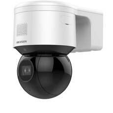 Camera IP 4MP, Exterior, Rotativa, Zoom 4X, IR 50m, PoE, Card - HikVision DS-2DE3A404IW-DE