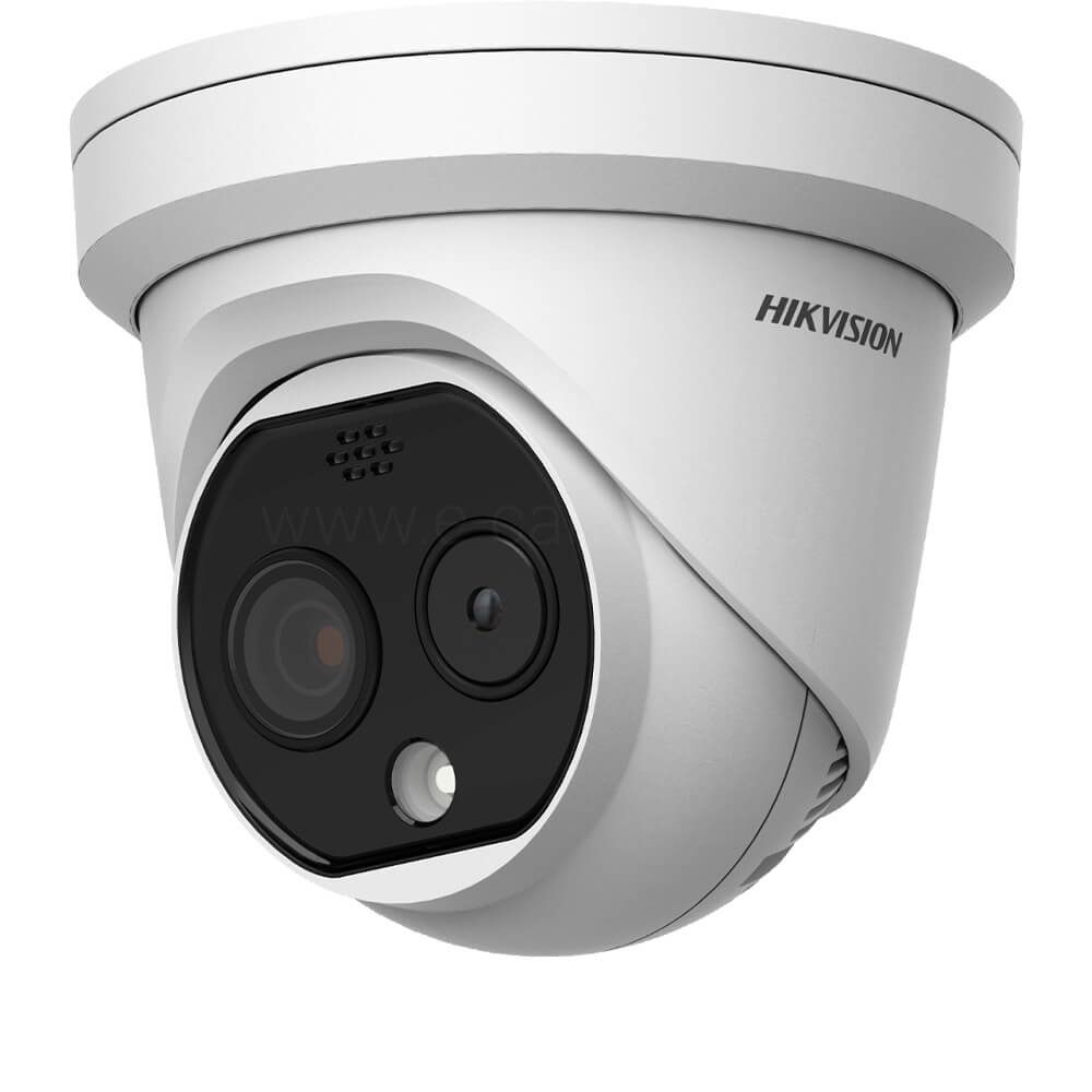 Camera IP 4MP, Termala, Interior, IR 15m Lentila 2mm, POE, Slot Card - HikVision DS-2TD1217-2/PA