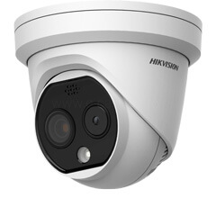 Camera IP 4MP, Termala, Interior, IR 15m Lentila 2mm, POE, Slot Card - HikVision DS-2TD1217-2/PA