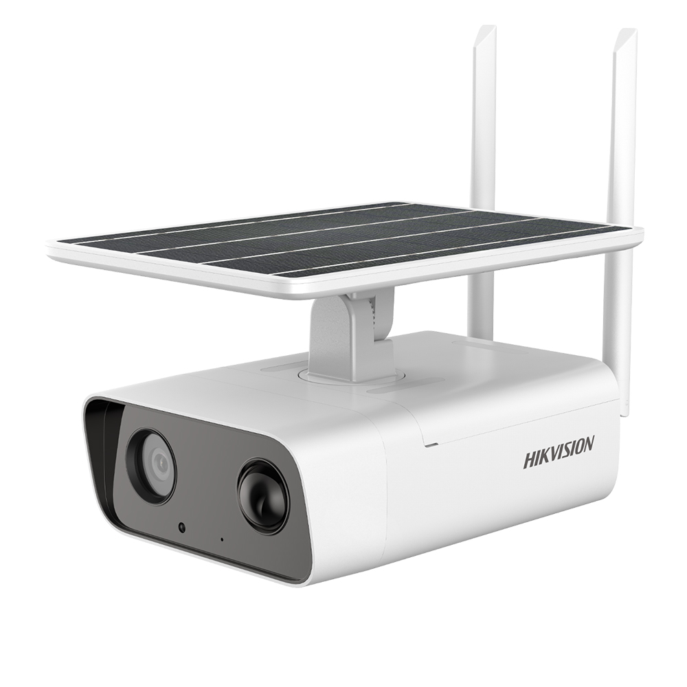 Camera IP 4MP, IR 10m, 4G, panou solar+acumulator, Card, Microfon - HikVision DS-2XS2T41G0-ID-4G