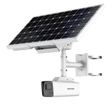 Camera cu panou solar IP 4MP, 4G, LED 30m, Card, Audio, Detectie umana - HikVision DS-2XS2T47G1-LDH6