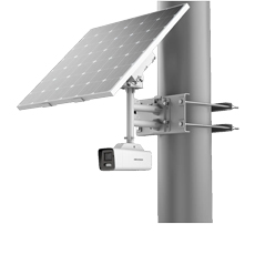 Kit camera IP 8MP, panou solar 80W, 4G, acumulator 360W, LED 30m, Card - HikVision DS-2XS6A87G1-LS2