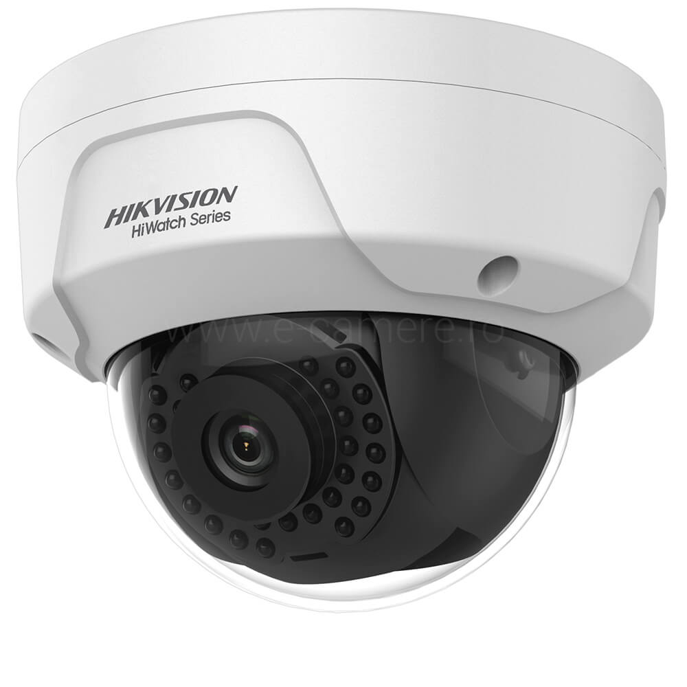 Camera IP Dome 2MP, Exterior, IR 30m, IK10, lentila 2.8, PoE - HikVision HiWatch HWI-D120H-M