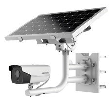 Kit Camera IP Panou solar 4G, Exterior, 2.8mm, IR 30m, Card - HikVision solarDS-2XS6A25G0-I/CH20S40