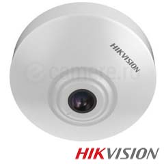 Camera IP Fisheye 1MP, Interior, POE, Slot Card, People Counting - HikVision IDS-2CD6412FWD/C