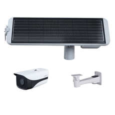 Kit cu panou solar, camera IP 2MP exterior, GSM 4G, Card, IR 40m - Dahua IPC-HFW4230MP-4G-AS-I2-SOLAR
