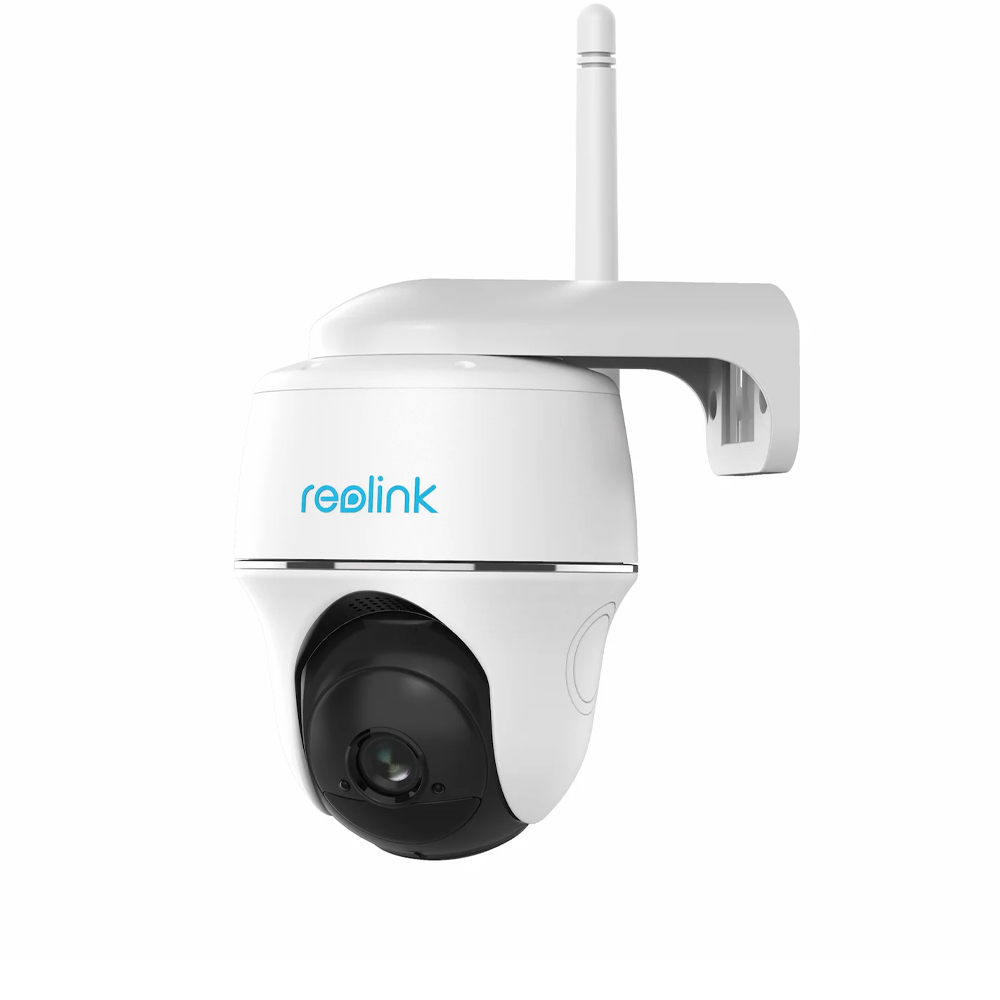 Camera IP PT Wi-Fi 4MP, IR 10m, Mic, Card, Detectie Smart, Baterie 6000mAh - Reolink ARGUS PT-4MP