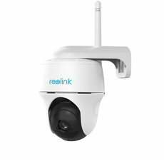 Camera IP PT Wi-Fi 4MP, IR 10m, Mic, Card, Detectie Smart, Baterie 6000mAh - Reolink ARGUS PT-4MP