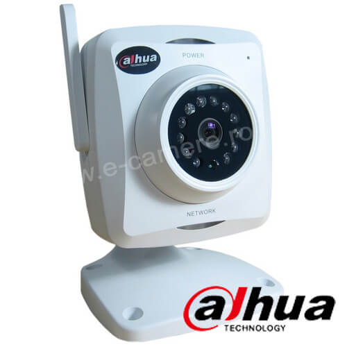 Camera IP 1000 linii, Interior, IR 10m, lentila 6.0, Slot Card, Microfon - Dahua IPC-A6