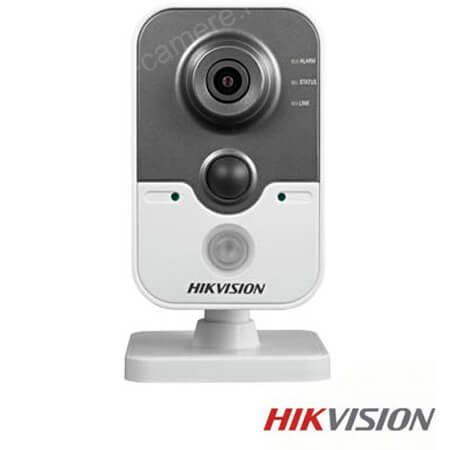 Camera IP Wireless, Interior, 3 MP, IR 10m, Microfon, Slot Card - HikVision DS-2CD2432F-IW