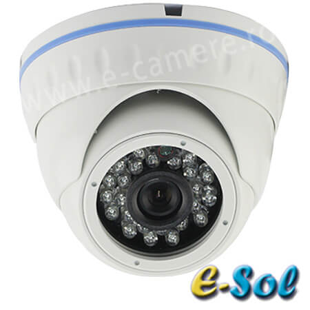 Camera IP 2MP Exterior, POE, Slot Card, Microfon, IR 20m, lentila 3.6 - e-Sol D200/20-M