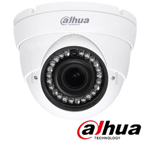 Camera 2MP Exterior, IR 30m, Varifocala - Dahua HAC-HDW1200R-VF
