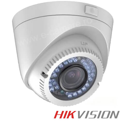 Camera 2MP Turbo HD Exterior, IR 40m, Varifocala - HikVision DS-2CE56D1T-VFIR3