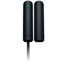 Contact magnetic adresabil cu fir, 2 elemente REED, negru - Ajax DoorProtect Fibra Blk