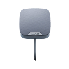 Sirena de interior cu fir, adresabila, volum de la 81 la 105 dB, alba - Ajax HomeSiren Fibra Wht