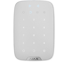 Tastatura wireless alba, cititor de proximitate, 15 butoane touch, HubPlus - Ajax KEYPAD PLUS (WHT)