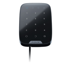 Tastatura touchsense LED, cablata, neagra - Ajax Keypad Fibra Blk