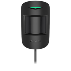 Detector de miscare PIR adresabil cu fir, imunitate animale, negru - Ajax MotionProtect Fibra Blk