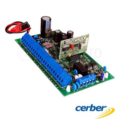 Centrala alarma cablata, 8 zone, extensibila 16 zone prin dublare - Cerber C816 PCB