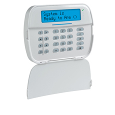 Tastatura LCD cablata, cititor de proximitate, 128 de zone pe fir sau wireless - DSC NEO HS2LCDP