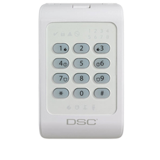 Tastatură cu LED-uri, pentru 8 zone, design nou, o zonă pe tastatură - DSC PC1404RKZ