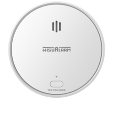 Detector de fum Wireless, 85 dB, 868 MHz, detectie 40 m2, LED stare - Dahua WisuAlarm HY-SA30A-R8