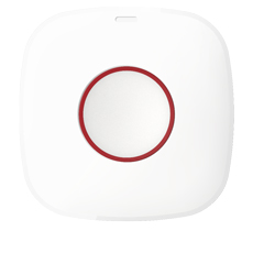 Buton de urgenta Wireless AX PRO 868Mhz, un canal, aplicat, AES-128 - HikVision DS-PDEB1-EG2-WE(B)