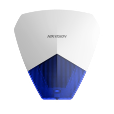 Sirena de exterior cablata, albastra, 12V, 105dB/30cm, IP54 - HikVision DS-PS1-B