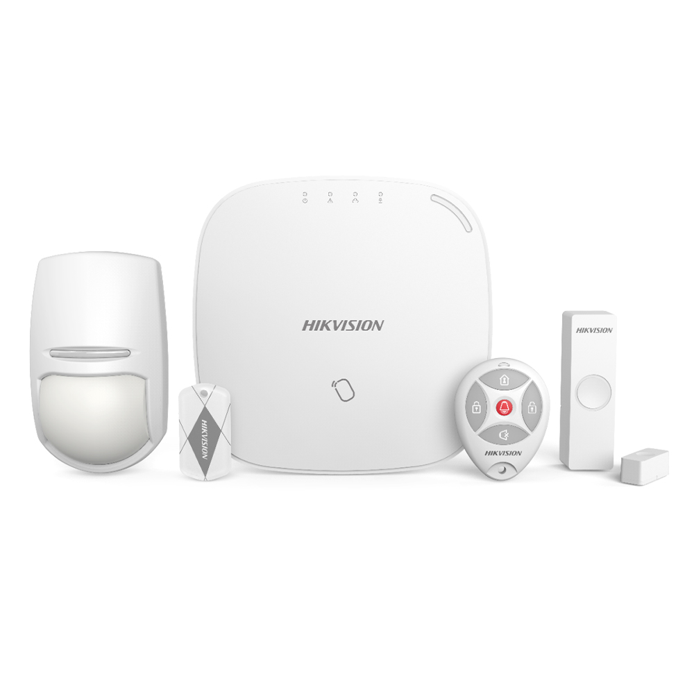 Kit de alarma Wireless, LAN+WIFI, RF Card, Frecventa de operare 433MHz - HikVision DS-PWA32-KST