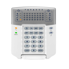 Tastatura LED 32 zone, pe fir - Paradox K32+