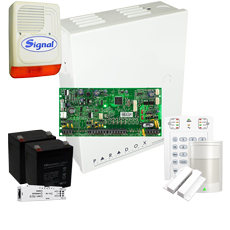 Kit sistem alarma SP5500, sirena exterior, IP150+ - Paradox KIT IPS5 EXT