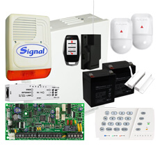 Kit sistem alarma SP4000, sirena exterior, REM15, RX1, IP150+ - Paradox KIT S4 2N-EXT-W-IP