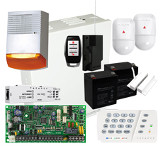 Kit sistem alarma SP4000, sirena exterior, RX1, REM15, IP150+ - Paradox KIT S4 2N-EXTF6-W-IP