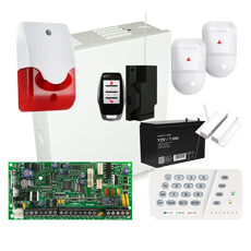 Kit sistem alarma SP4000, sirena interior, REM15, RX1 - Paradox KIT S4 2N-INT-W