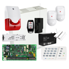 Kit sistem alarma SP4000, sirena interior, REM15, RX1, IP150+ - Paradox KIT S4 2N-INT-W-IP