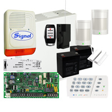 Kit sistem alarma SP4000, sirena exterior, RX1, REM15, IP150+ - Paradox KIT S4 2P-EXT-W-IP