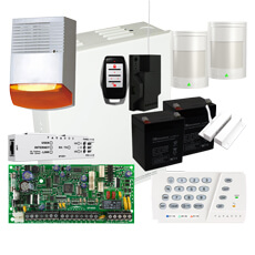 Kit sistem alarma SP4000, sirena exterior, REM15, RX1, IP150+ - Paradox KIT S4 2P-EXTF6-W-IP