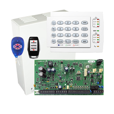Centrala alarma 32 zone Magellan MG5050+, tastatura, telecomanda - Paradox MG5050+ BOX-K10-REM