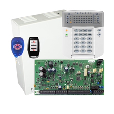 Centrala alarma 32 zone Magellan MG5050+, tastatura, telecomanda - Paradox MG5050+ BOX-K32+-REM