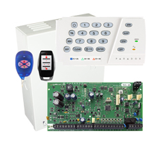 Centrala alarma 32 zone Magellan MG5050+, tastatura, telecomanda - Paradox MG5050+ BOX-K636-REM
