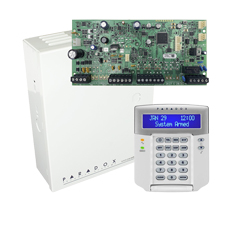 Kit de alarma Spectra SP5500+, 32 zone, cutie metalica, tastatura K32LCD- Paradox SP5500 +BOX-K32LCD