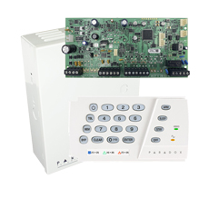 Kit de alarma Spectra SP5500+, 32 zone, cutie metalica, tastatura K636 - Paradox SP5500+ BOX-K636