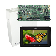 Kit de alarma Spectra SP5500+, 32 zone, cutie metalica, tastatura TM50 - Paradox SP5500+ BOX-TM50