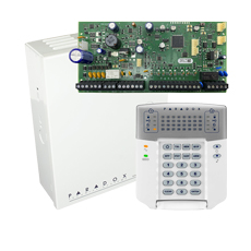 Kit alarma Spectra SP6000+, 32 zone, cutie metalica, tastatura K32+ - Paradox SP6000+ BOX-K32+