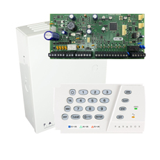 Kit alarma Spectra SP6000+, 32 zone, cutie metalica, tastatura K636 - Paradox SP6000+ BOX-K636